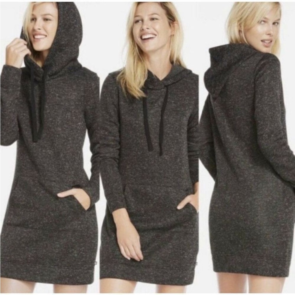 Fabletics Hoodie Sweatshirt Dress EUC